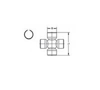 Joint, arbre longitudinal LÖBRO U 528