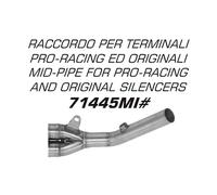 Arrow Link Pipe Pro-Racing et Original Collectors pour Suzuki GSR 750 ’11-16 Argenté