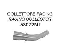 Arrow Vespa Gts 300 I.eabs 17-20 Not Homologated Link Pipe Argenté