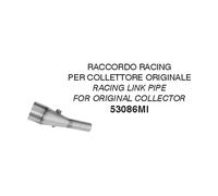 Arrow Honda Sh 350 I Abs 21-22 Not Homologated Link Pipe Argenté