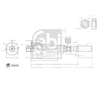 Joint Axial, Barre Transversale Essieu Avant G pour NISSAN CABSTAR NT400 CA