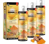 Joint & Bone Therapy Lot de 3 sprays thérapeutiques au curcuma et au gingembre, 20 ml, spray thérapeutique pour articulations et os, curcuma naturel à base de plantes et os de gingembre pour homme et
