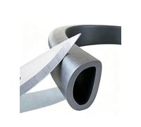 Joint Bord de Tole Coupe-Souple Bateau Bordure Protectrice en Caoutchouc, Protège-Rail de Yacht de Course Résistant aux Intempéries, Bande de Moulure de Bordé(5m/16.4ft)
