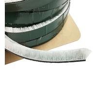 Joint Brosse Porte Coulissante, joint fenetre isolation auto-adhésive, ruban d'étanchéité anti-poussière coupe-vent, coupe-vent pour portes coulissantes fenêtre et armoire - 10 m (Gris 30x10 mm)