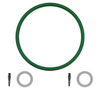 Joint Caoutchouc en Silicone compatible avec Thermomix TM31 Couvercle du Pot, et 2 pièces Joint compatible avec Vorwerk Thermomix TM3, Comprend 2 Brosses de Nettoyage