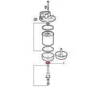Joint caoutchouc filtre à gasoil 9918124 adaptable FIAT (Lot de 5)