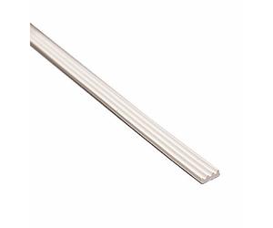 Joint caoutchouc nervuré - espaces faibles - blanc - longueur 100 m ELLEN