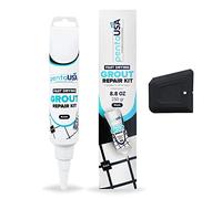 Joint Carrelage - Colle Carrelage, Joint Salle de Bain, Remplissage Répare et Renouvelle, Mortier à Joints - Avec Spatule (250g - Noir)