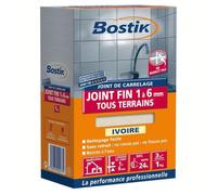 Joint de Carrelage BOSTIK Joint Fin - Tous Terrains Ivoire - 1 kg - Poudre