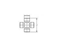 Joint, colonne de direction LÖBRO U 122