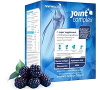 Joint Complex par Revive Active - 1 sachet/jour - Soutient articulations, cartilage, os et muscles - Avec collagène marin, acide hyaluronique, glucosamine - Cure de 30 jours