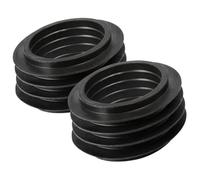Joint conique en caoutchouc de remplacement for tuyau de chasse d'eau de bas niveau de 42 mm for réservoir dissimulé Geberit 119.668.00.1, paquet de 2 pièces de réparation de salle de bains noires