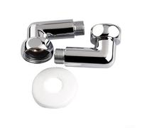Joint coudé pivotant chromé, connecteur de valve de chauffage en cuivre, accessoire coudé poli Union coudé accessoire de chauffage Valve de chauffage Fonctionnement fluide pour porte-serviettes