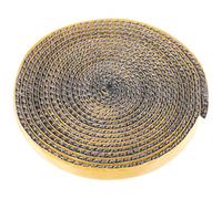 Joint D’étanchéité en Corde de Fibre de Verre Plat pour Poêle à Bois | Ruban Auto-adhésif Jaune, Pose Rapide, Réduit les Pertes Thermiques, pour Portes de Cheminée et Entretien