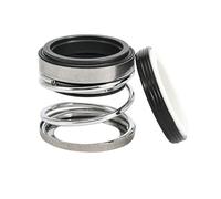 Joint d'arbre mécanique for pompes à eau, série 108, 1 pièce - WC/céramique/SiC durable, 8-30 mm, compatible NBR/FKM(33mm Wc-wc-nbr)