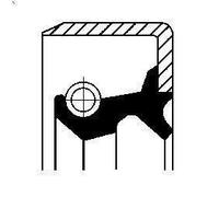 Joint d'arbre, moyeu de roue CORTECO 12013180B pour FIAT F 5.4 1990-1993