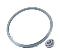 Joint d'autocuiseur pour WMF 22 cm - avec joint de valve, matériau silicone, kit de pièces de rechange pour WMF Perfect et Silit Sicomatic 3L 4,5L 6,5L 8,5L Pot à pression, facile à installer