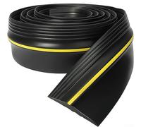 Joint de bas de porte de garage en caoutchouc noir de 1 m - Bande d'étanchéité étanche pour le vent, la pluie et les débris - Ajustement personnalisé