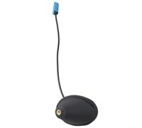 Joint de base d'antenne de voiture en caoutchouc extensible noir 77 x 44 mm