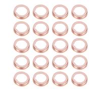 Joint de bouchon de vidange d'huile moteur 20 pièces adapté pour remplace OE 11026JA00A - Joint de rondelle métallique en alliage d'aluminium, résistant à la corrosion, longue