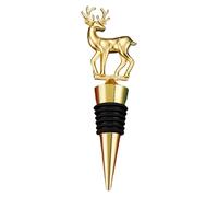 Joint de bouteille en métal bronze - Gadget anti-fuite - Bouchon décoratif - Accessoire de cuisine - Cadeau de conservation du vin