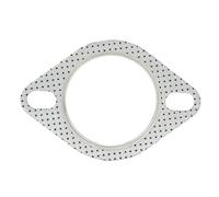 Joint de bride d'échappement, joint d'échappement en acier perforé 2 boulons de remplacement universel pour véhicule turbo à bride de 2,5 pouces/63 mm