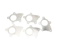 Joint de Bride Hybride à Boulon en Acier Inoxydable, 10 Pièces de Joint Métallique de Bride de Tuyau de Descente Turbo, adapté pour T3/T4 T3 T04E, Joint Durable et Fiable pour