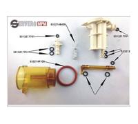 Joint de buse vapeur - Delonghi - 5313217751 - Jaune