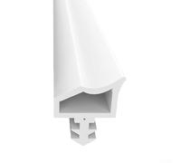 Joint de cadre de porte, 15 m x 10 mm, en caoutchouc blanc, pour isolation phonique et anti-humidité, installation de portes de maison et d'appartement