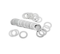 Joint de cale de réglage en acier inoxydable 304, rondelle plate ultra fine, 0,1/0,2/0,3/0,5/1 mm, M2 M3 M4 M5 M6 M7 M8 M9 M10 M12 -M40 DIN988(M28x40xThick 10pcs,0.1mm thick)