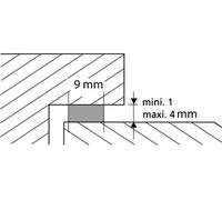 Joint de calfeutrage profil i noir 7,5m - - 1000033
