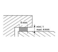 Joint d'isolation souple et flexible ELLEN Noir 7,5m