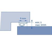 Joint adhésif tubulaire en Caoutchouc - 15 m, Noir