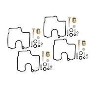 Joint de carburateur, kit de réparation de carburateur 40 pièces en métal en caoutchouc total pour remplacement de moto pour Kawasaki ZX-6R 1998-2002