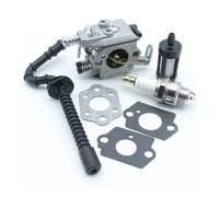 Joint de carburateur, Tuyau Carburant, Filtre, Bougie d'allumage, Compatible avec tronçonneuse MS250 MS230 MS210 025 023 021
