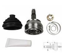 Joint de cardan côté roue Joint sphérique homocinétique FT25041K FAST pour FIAT