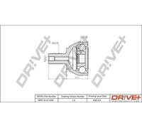 2X DrVE+ Ensemble De Joint De Cardan Côté Roue Pour Volvo V50 MW Ford