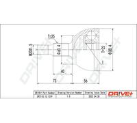 Kit De Joint DP2110.10.1319, Axe De Transmission Pour MERCEDES-BENZ
