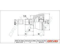 Joint de cardan DP2110.10.1321 Drve+ pour MERCEDES-BENZ