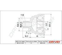 Joint de cardan DP2110.10.1510 Drve+ pour VW TRANSPORTER T4 Autobus/Autocar