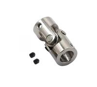 Joint de Cardan en métal argent 2.3/3/4/5/6/8/10/12mm, coupleur d'arbre, plusieurs tailles, couplage universel, cardan for voiture et bateau RC(8-6)