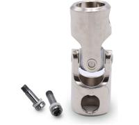 Joint de cardan femelle - Genouillère d'entraînement pour manivelle de volet roulant - Nickel - Gris - Roulant