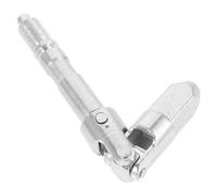 Joint de Cardan Inférieur pour Cric Hydraulique, Arbre 130mm en Fer | Pièce Argentée, Valve de Décompression et Joint à Bille D’huile, pour Ateliers Auto et Levage Serré