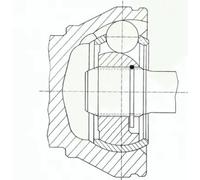 Jeu de joints, arbre de transmission SPIDAN 20357
