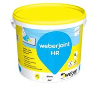 Joint de carrelage adapté piscine,20kg, blanc pur, Haute Résistance, WEBERJOINT HR, WEBER