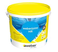 Joint de carrelage adapté piscine, Haute Résistance, Gris Quartz, Weberjoint HR 20KG, WEBER