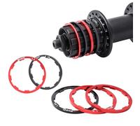 Joint de cassette de rondelle de corps de vélo pour réglage de la vitesse de vélo - Composant de rechange en alliage d'aluminium (rouge, 2 mm)
