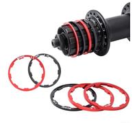 Joint de cassette de vélo en alliage d'aluminium pour l'entretien du corps du moyeu libre et le réglage de l'espacement de la roue libre avec ajustement précis (noir 2 mm)