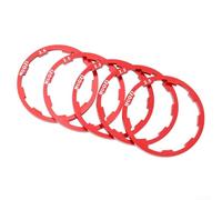 Joint de cassette de vélo, entretoises de roue libre et rondelle de corps de moyeu libre pour réglage de la vitesse du moyeu de vélo (rouge, 2 mm)