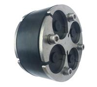Joint de chambre annulaire DN100 divisé Ø 99-103 mm pour 4 câbles 8-30 mm avec système de bague d'oignon & bouchon obturateur étanche au gaz et à l'eau, passage de mur, 100 mm